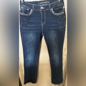 Lamasini Denim Jeans‎ Women's Blue Size 13